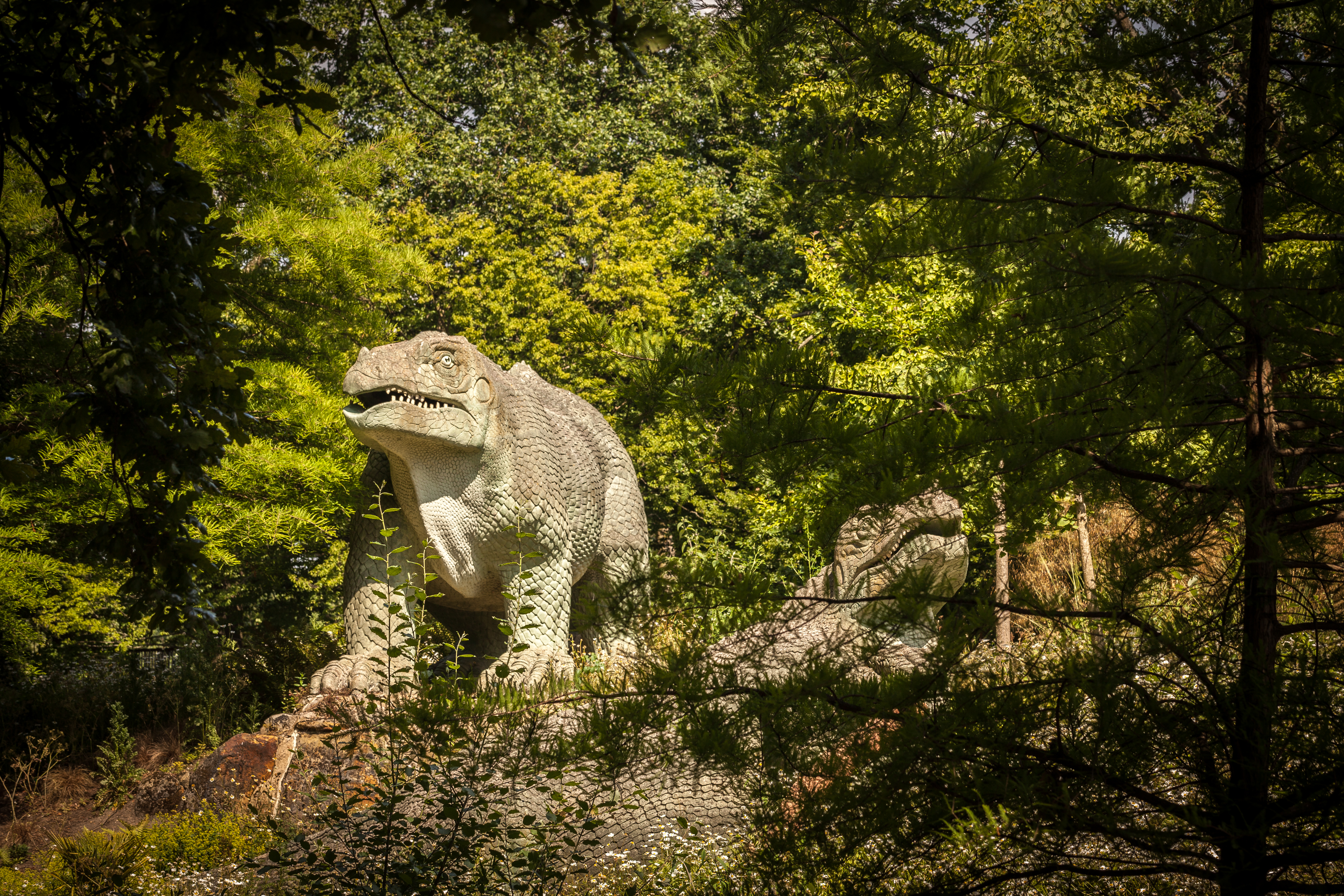 Dinosaurs at Crystal Palace Park