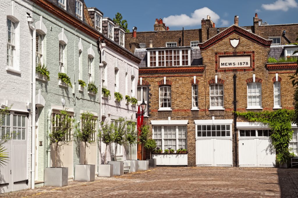 Mews houses in Chelsea, London